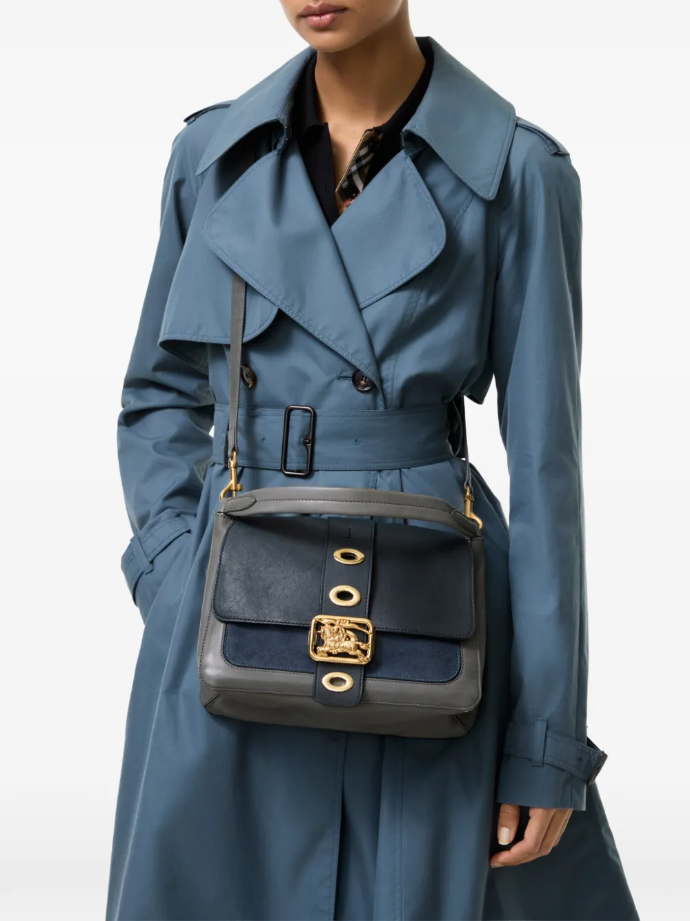 Burberry Rider kleine tas Grijs