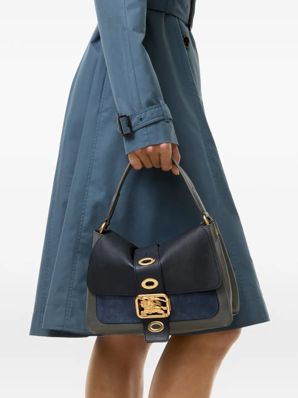 Burberry Rider kleine tas Grijs
