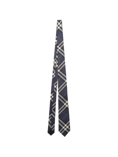 Burberry Check silk tie