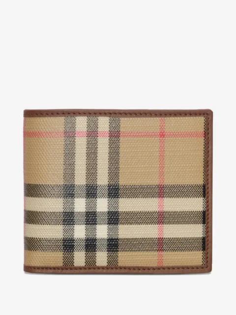 Burberry cartera plegable Check