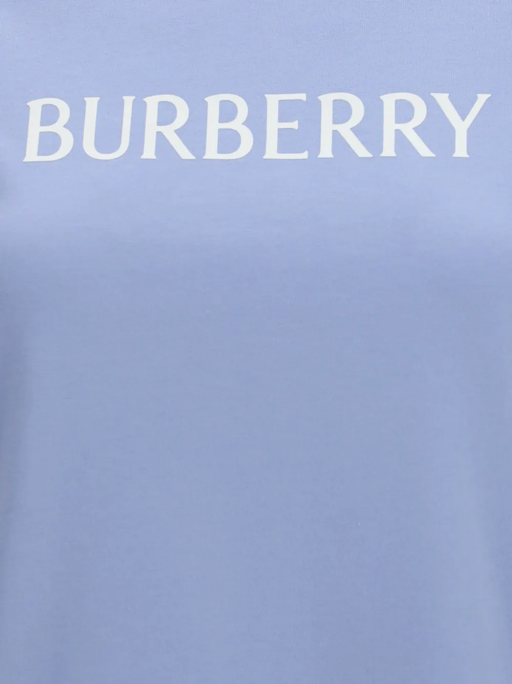 Burberry T-shirt met logo Blauw