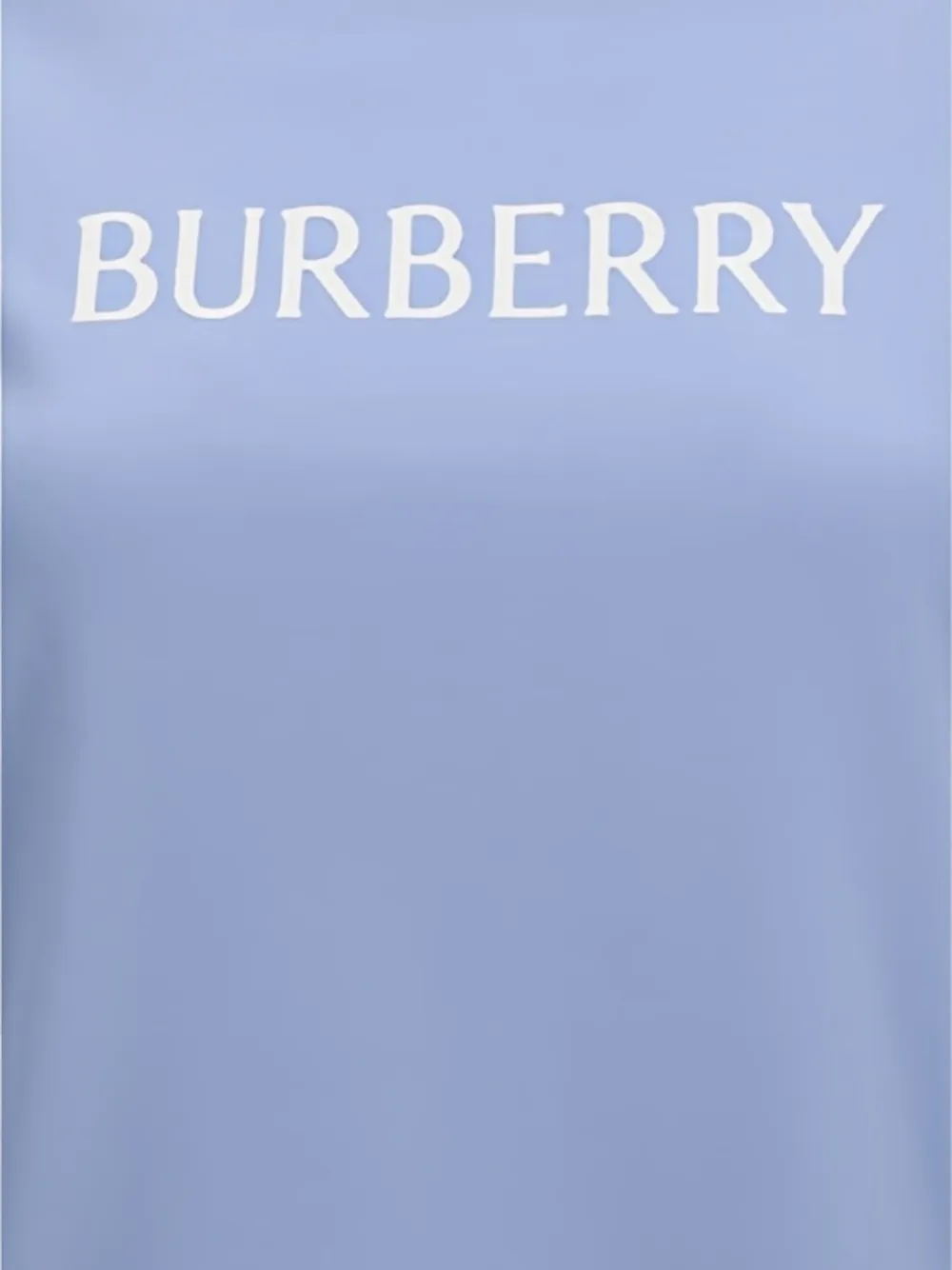 Burberry T-shirt met logo Blauw