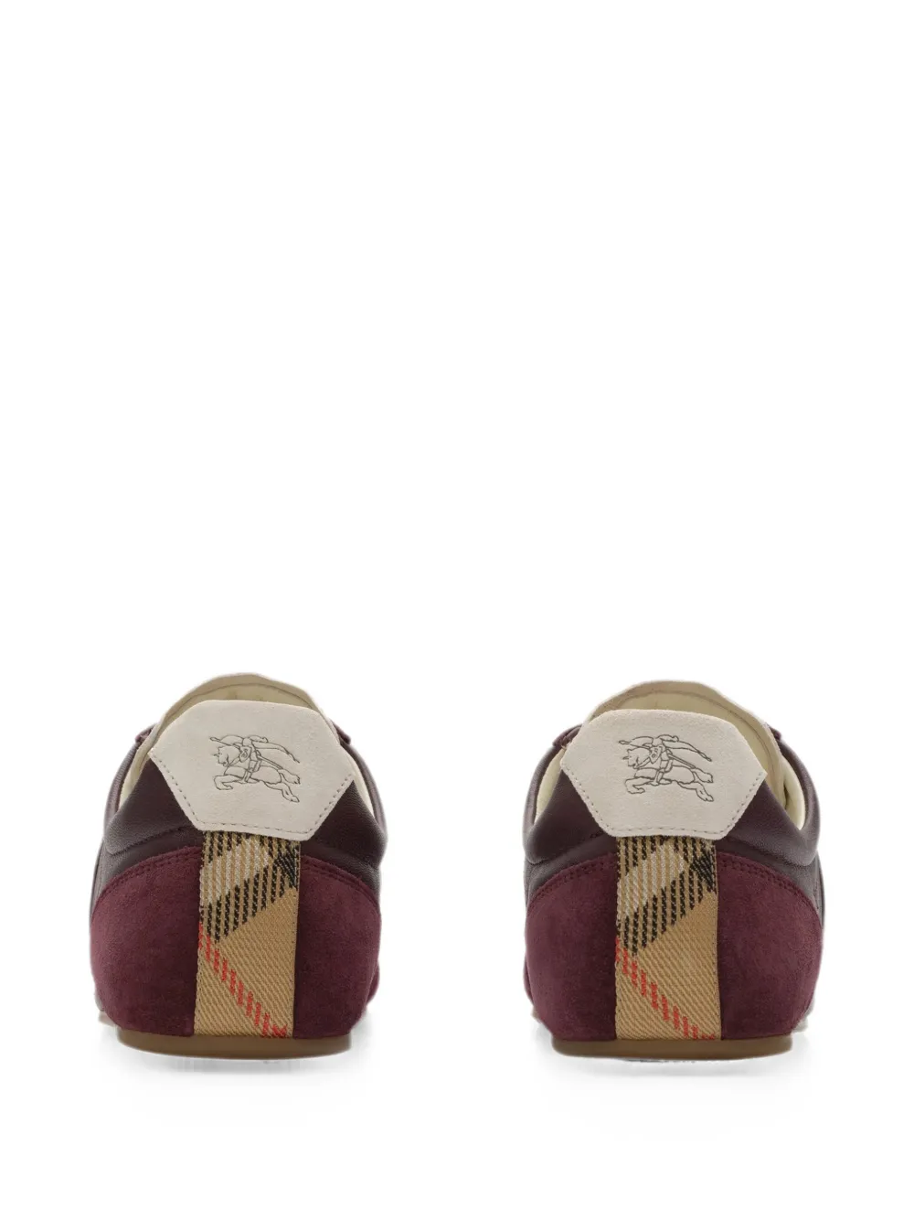 Burberry leather Knight Runner sneakers Paars