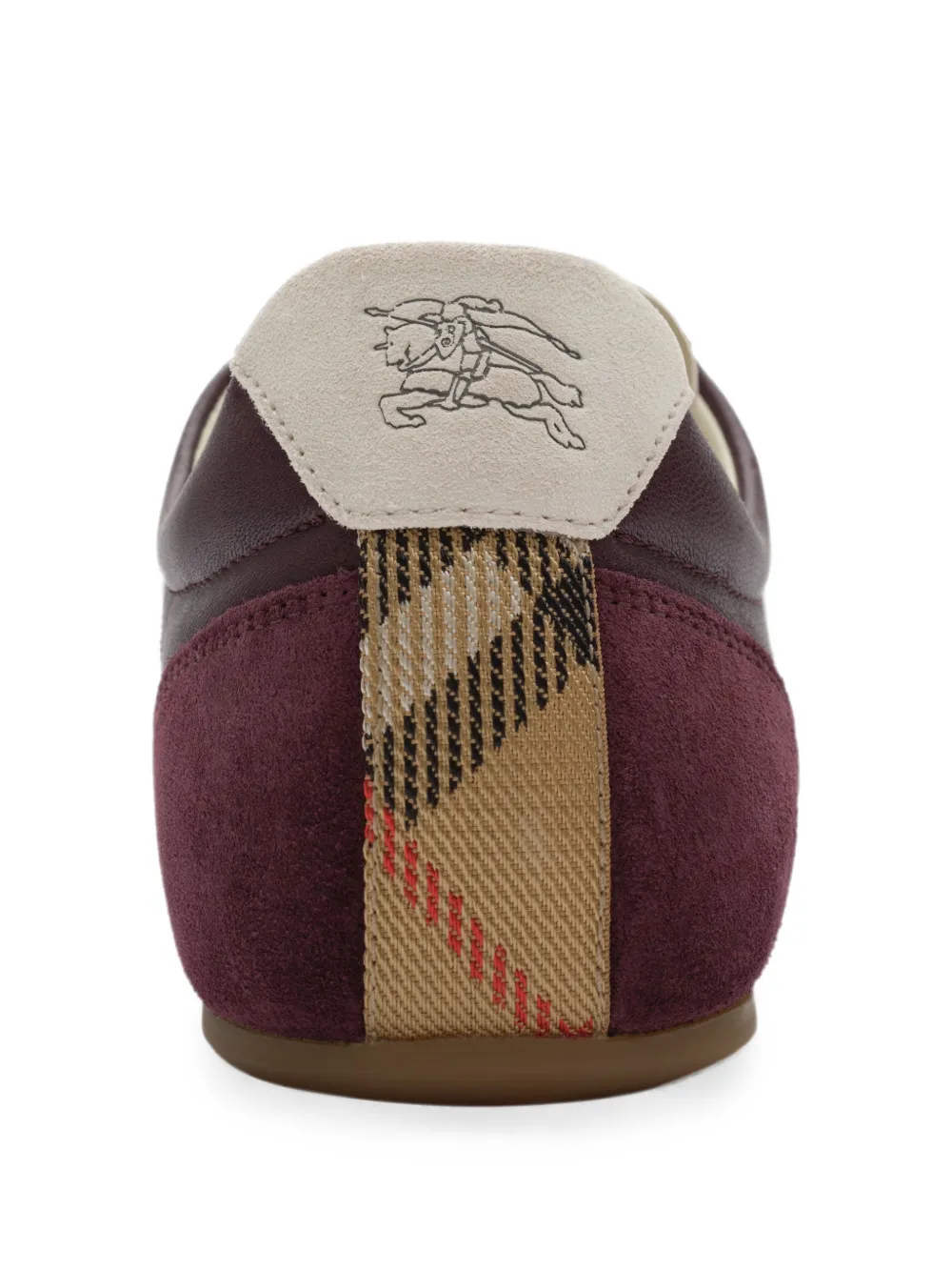 Burberry leather Knight Runner sneakers Paars