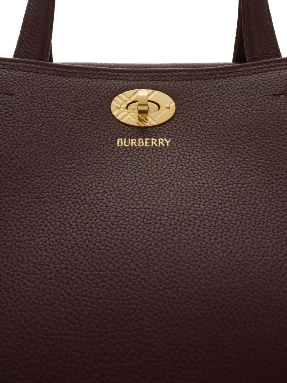 Burberry Kleine Cotswolds Check shopper Bruin