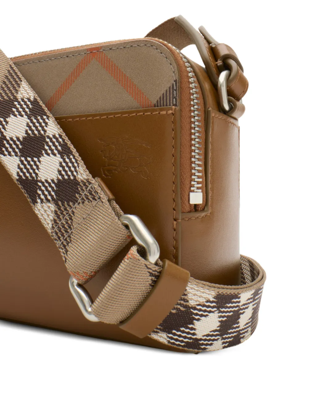 Burberry Pop Check crossbodytas Bruin