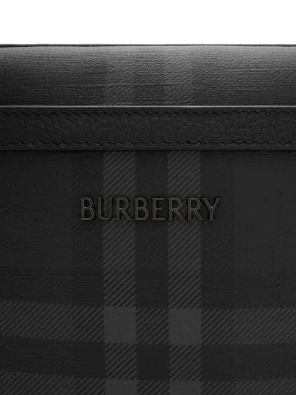 Burberry City Check Crossbody Bag | Grey | FARFETCH