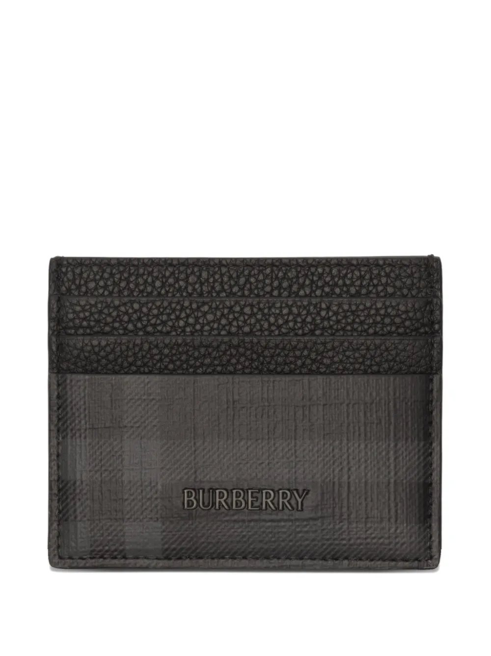 Burberry City Check card case - Grigio