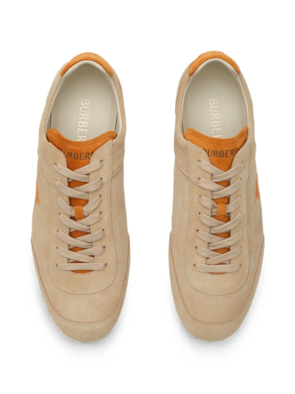 Burberry suede Knight runner sneakers Beige