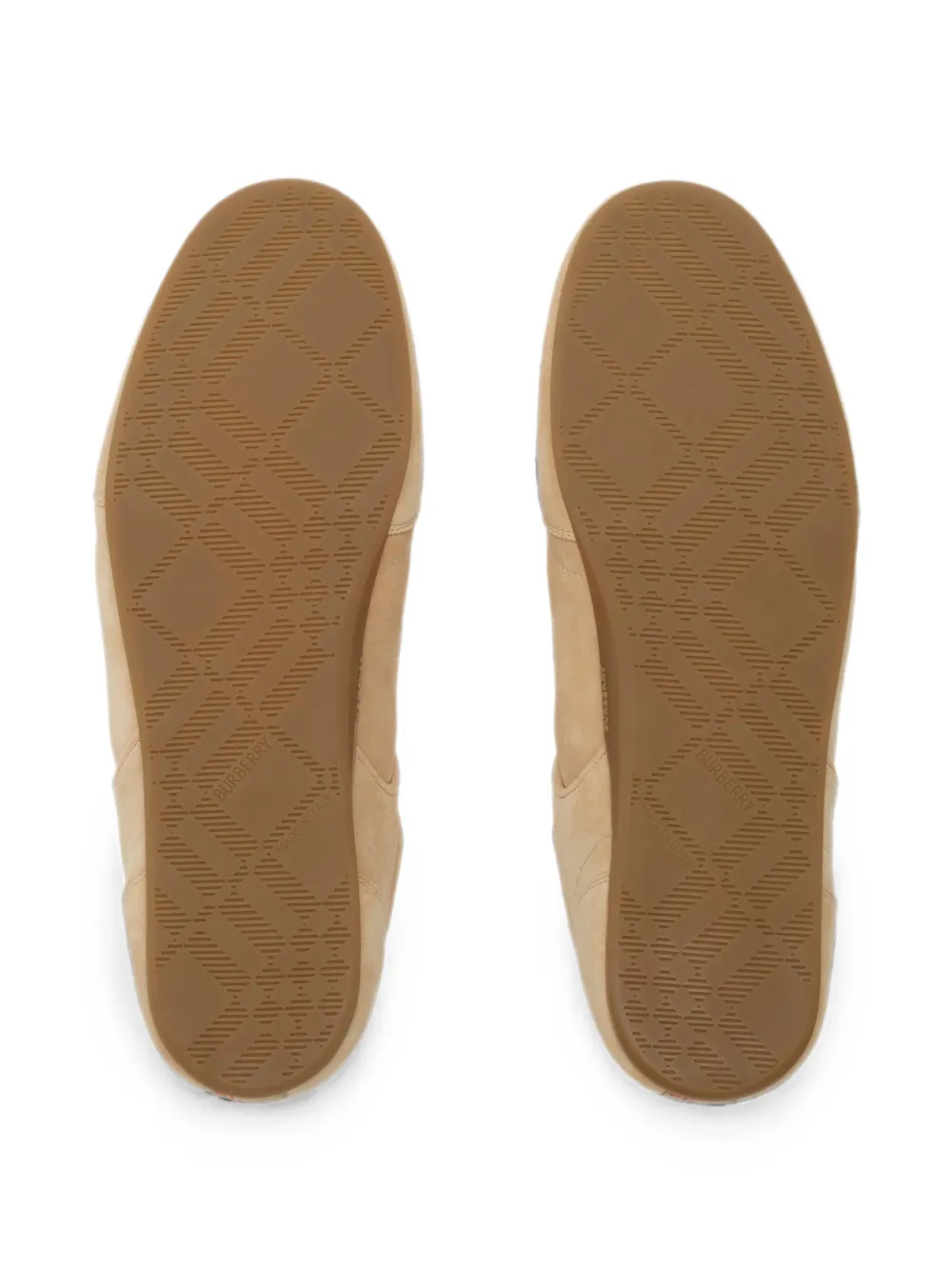 Burberry suede Knight runner sneakers Beige