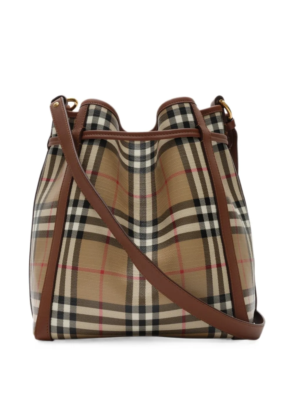Burberry Check mini bucket-tas Beige