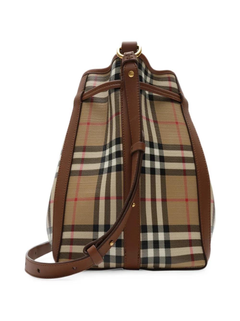 Burberry Check mini bucket-tas Beige