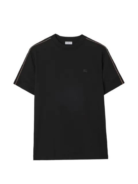 Burberry Check piping cotton T-shirt