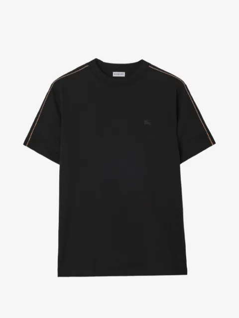 Burberry Check piping cotton T-shirt