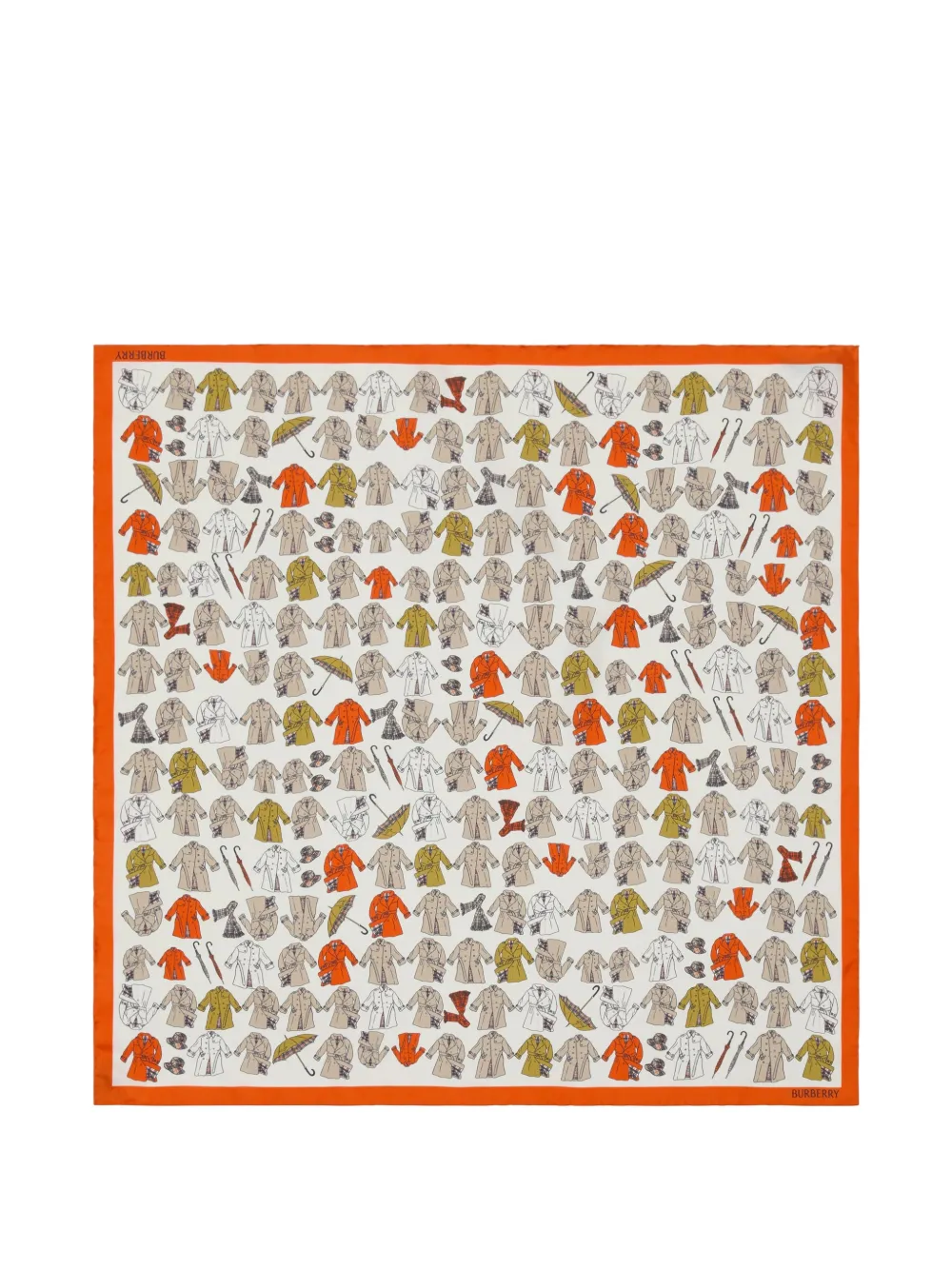 Burberry trench coat silk scarf - Neutrals