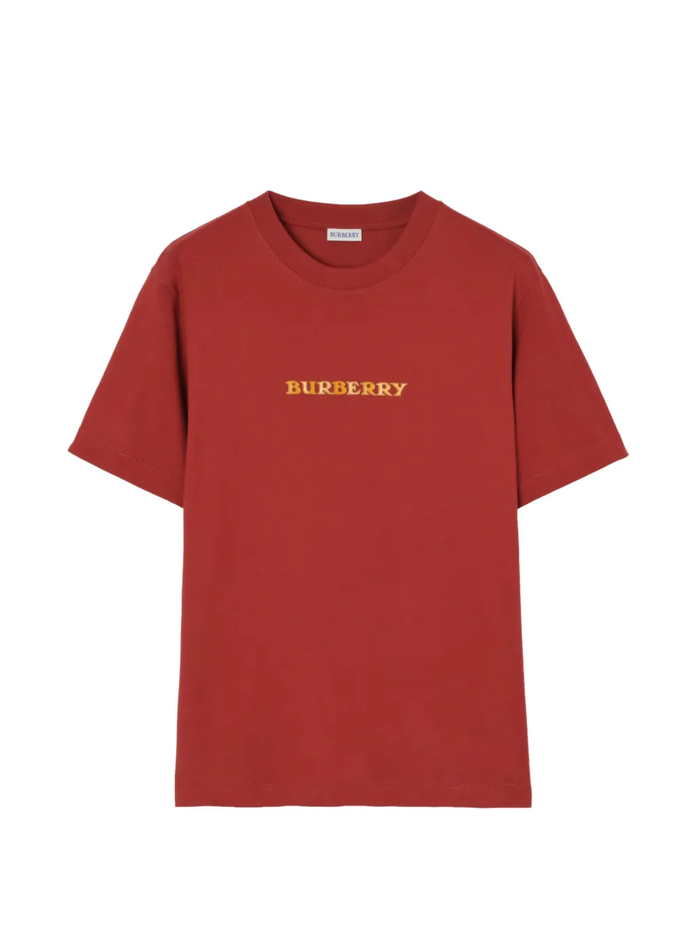 Burberry Heritage logo cotton T-shirt - Rosso