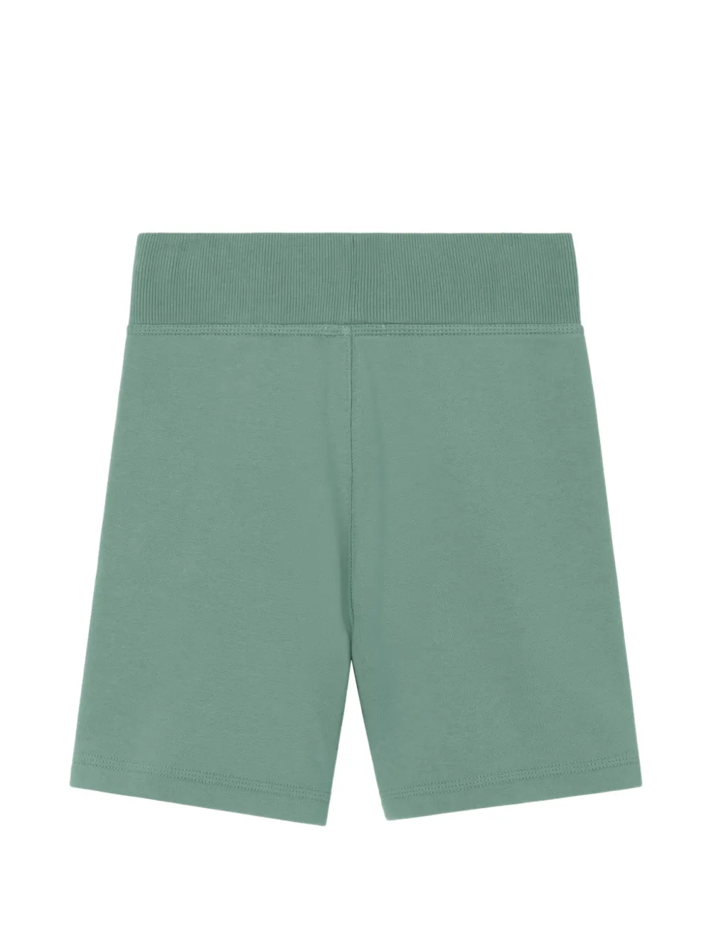 Burberry Kids Katoenen shorts met geruite afwerking Groen