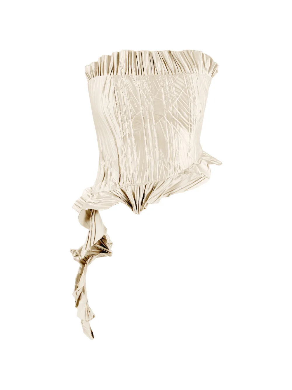 Contessa Mills Le Fay ruffled pleated top - Toni neutri