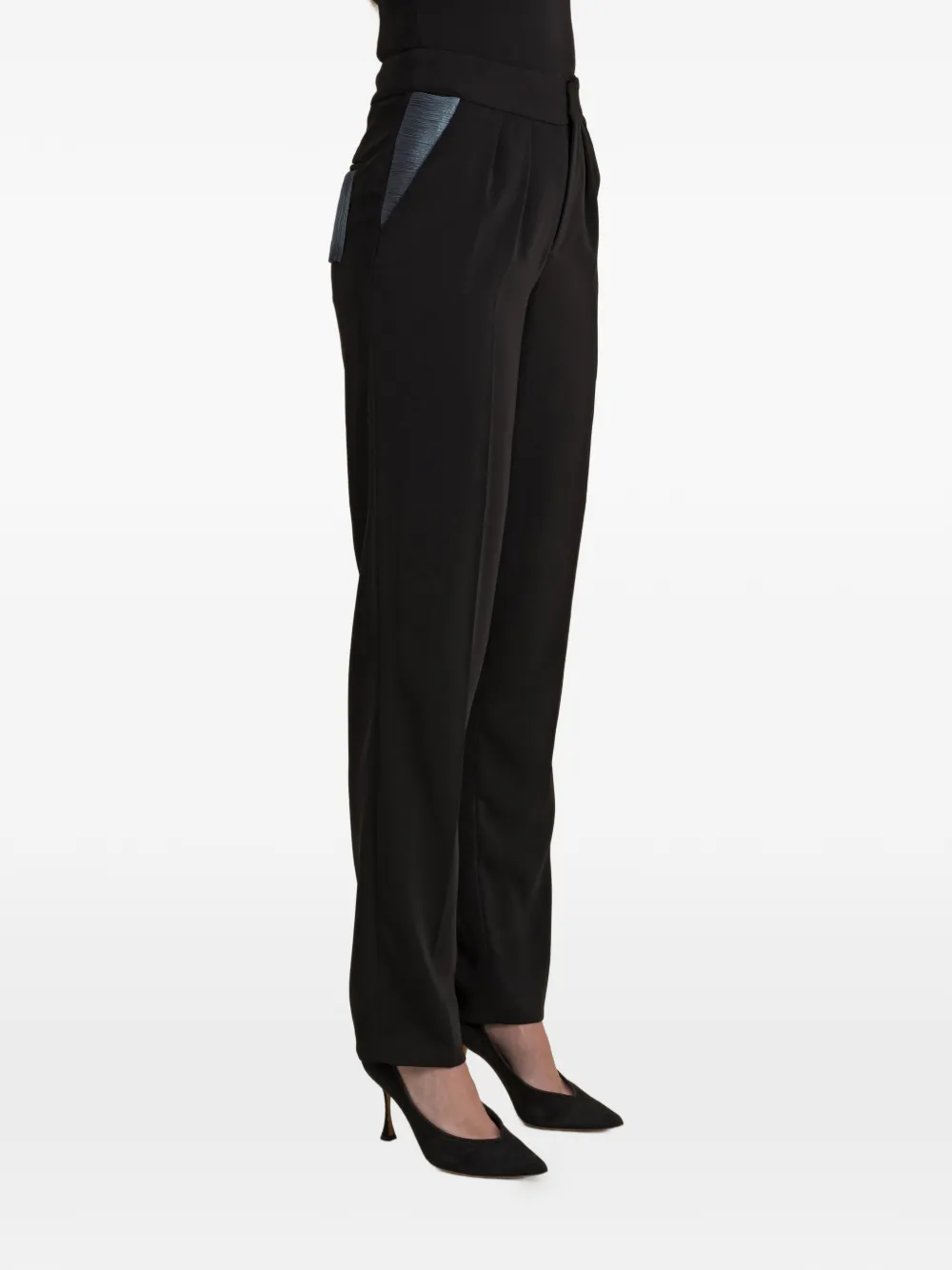 Contessa Mills Medusa fringe-detail trousers