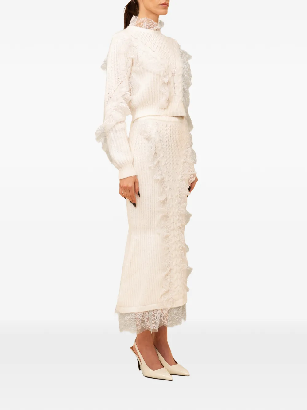  Contessa Mills Pull Wildes - Blanc 
