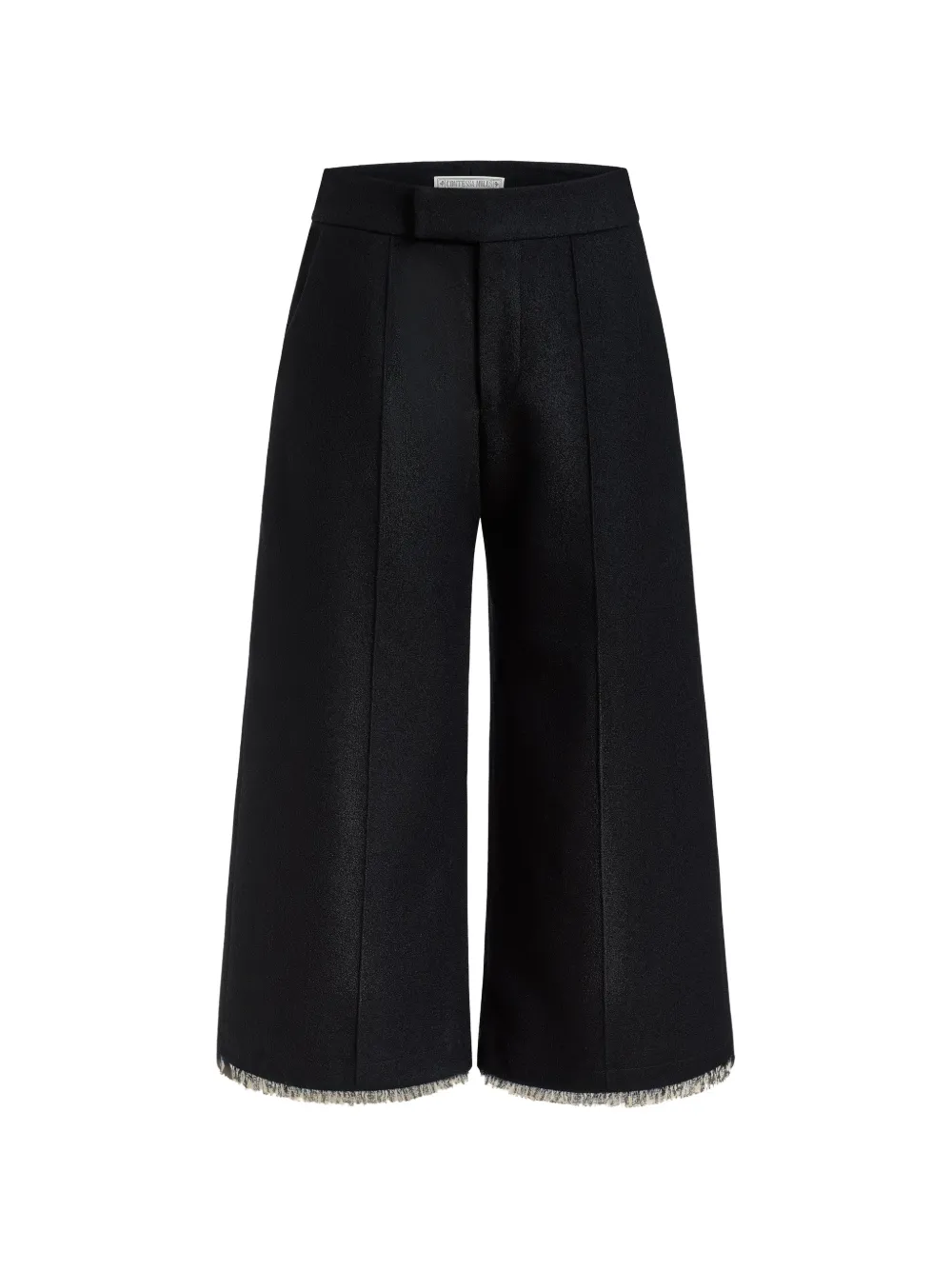 Contessa Mills Salem frayed-hem trousers - Nero