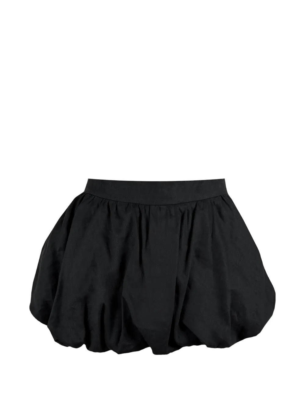 Contessa Mills bubble-hem gathered skirt - Nero