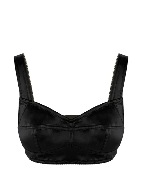 Contessa Mills Seraphim satin-finish bra