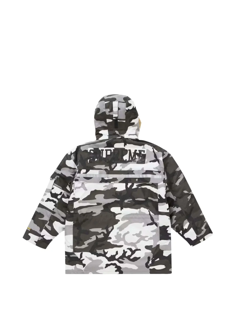 Supreme Cordura Smorkel jack met camouflageprint Wit