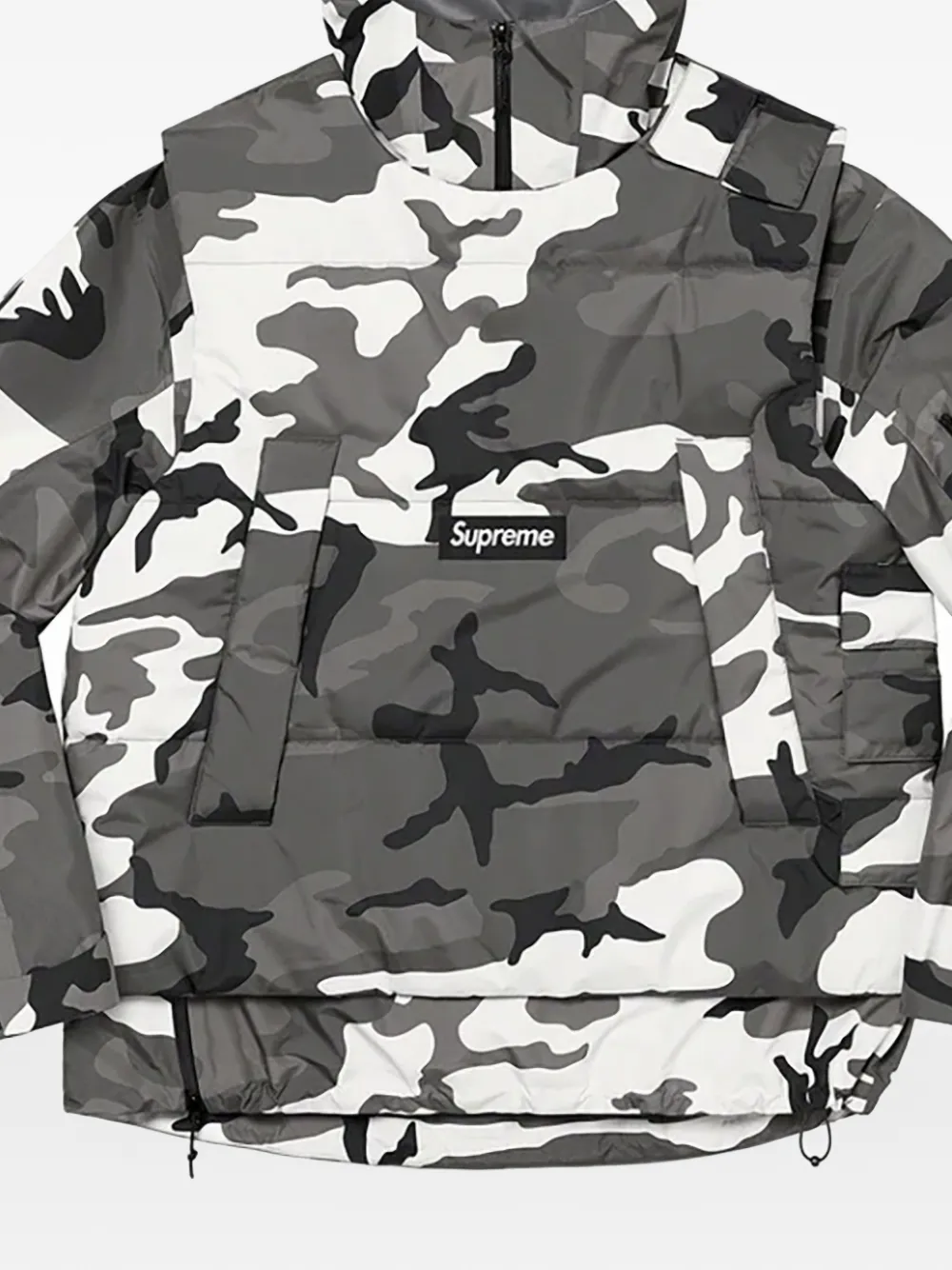 Supreme GORE-TEX jack met camouflageprint Grijs