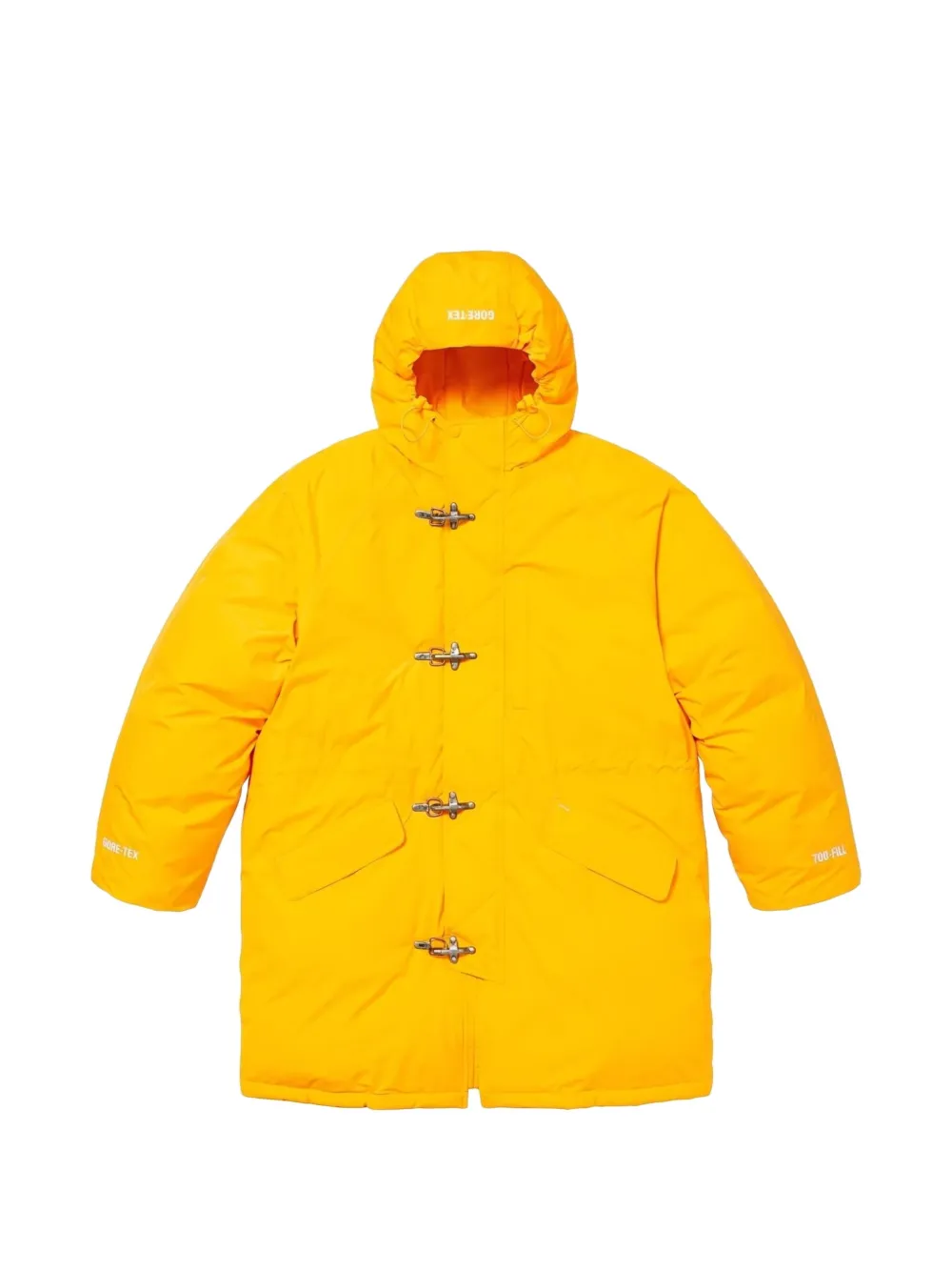 Supreme flap-pocket hooded parka - Jaune Supreme flap-pocket hooded parka - Jaune