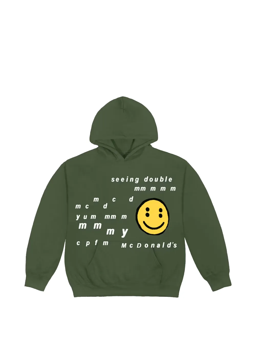 Travis Scott x Cactus Plant Flea Market x McDonald's Seeing Double hoodie - Verde
