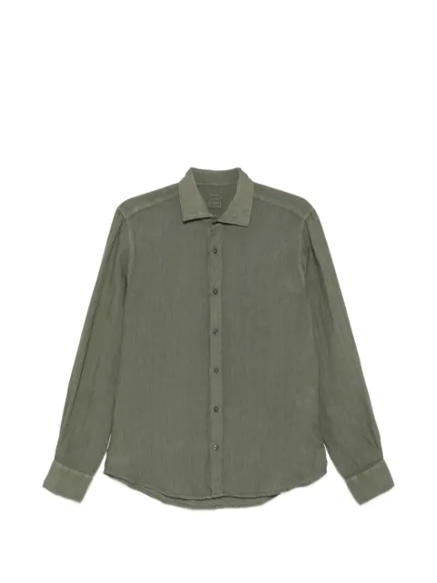 120% Lino long-sleeve buttoned shirt