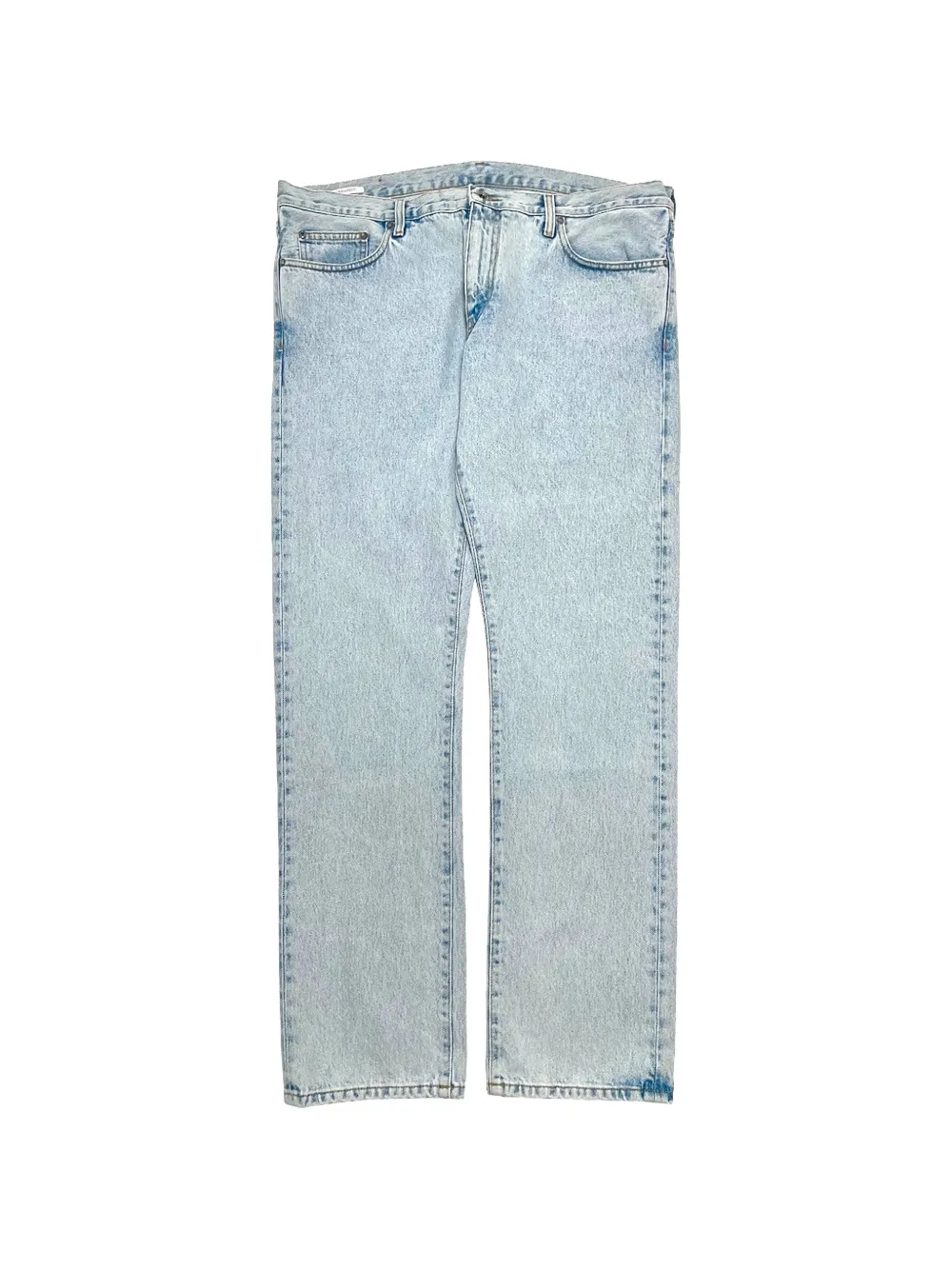 Off-White Arrow-pocket slim-fit jeans - Blu