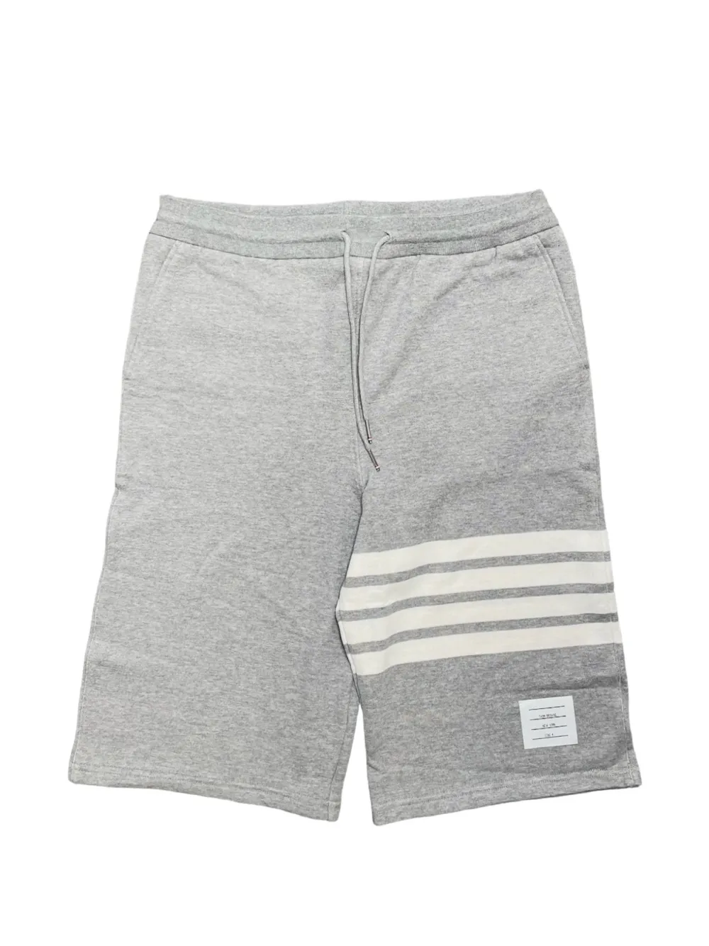Thom Browne 4-bar Stripe Shorts In Gray