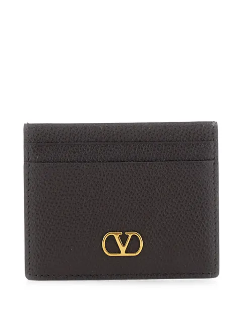 Valentino Garavani VLogo signature leather card holder