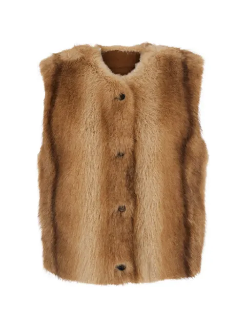 Urbancode reversible faux-fur gilet