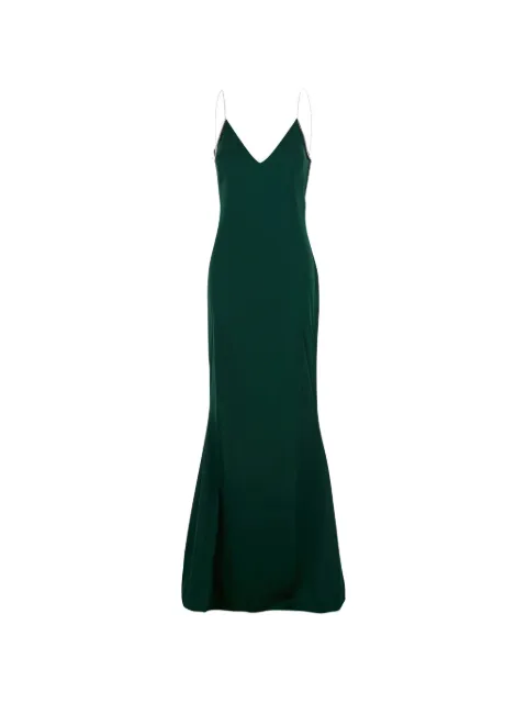 TOM FORD crystal-embellished open-back maxi dress