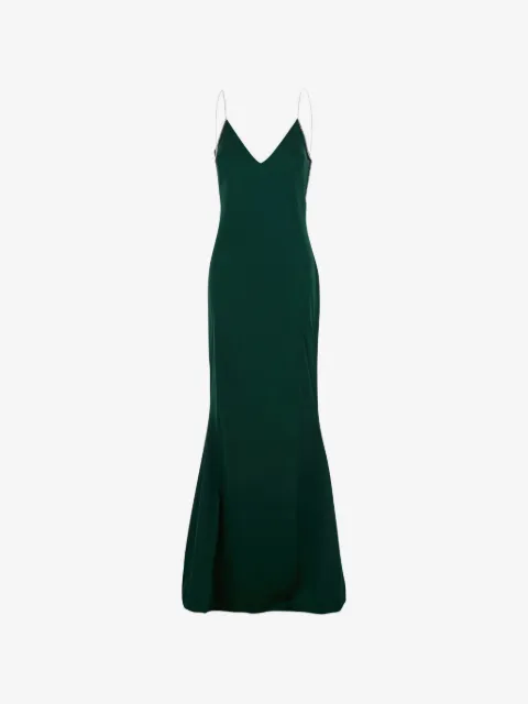 TOM FORD crystal-embellished open-back maxi dress