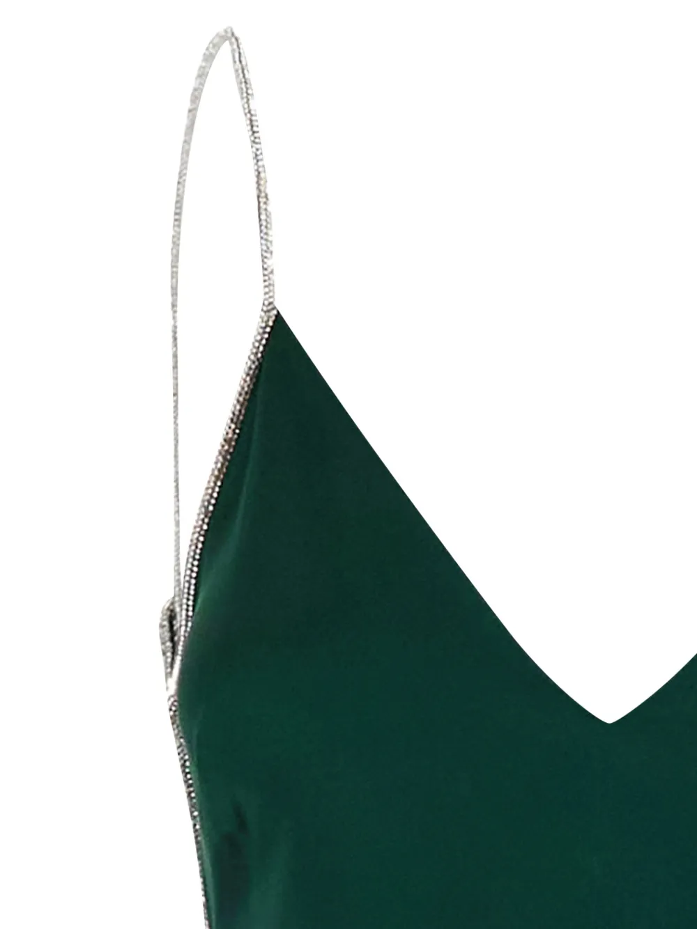 TOM FORD Maxi-jurk met open achterkant en verfraaid met pailletten Groen
