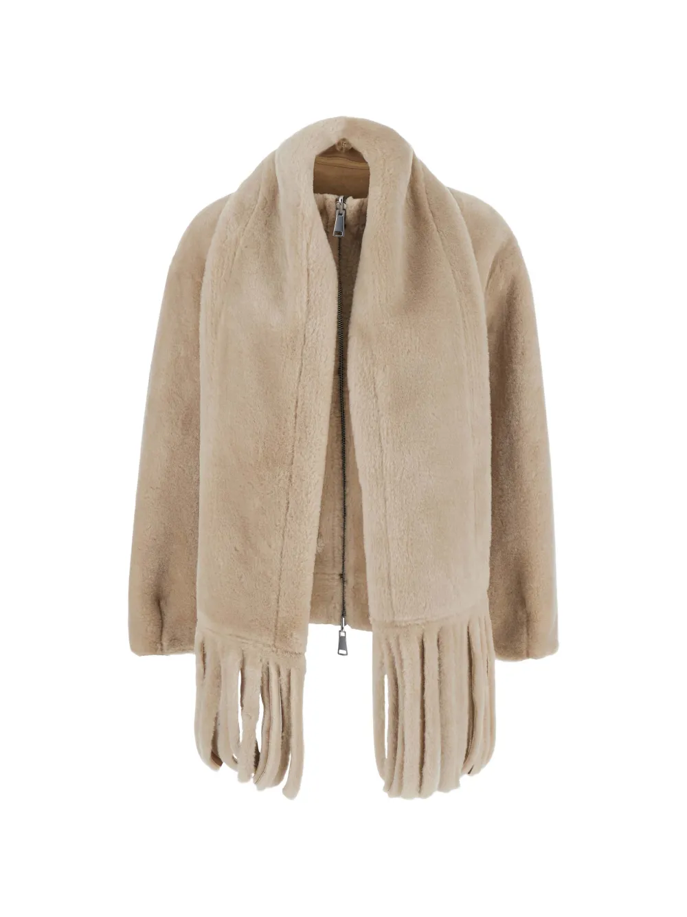 Urbancode fringe-detail reversible coat