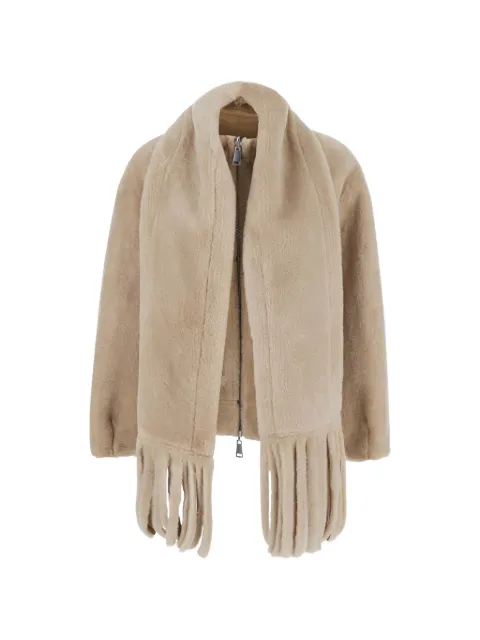Urbancode fringe-detail reversible coat