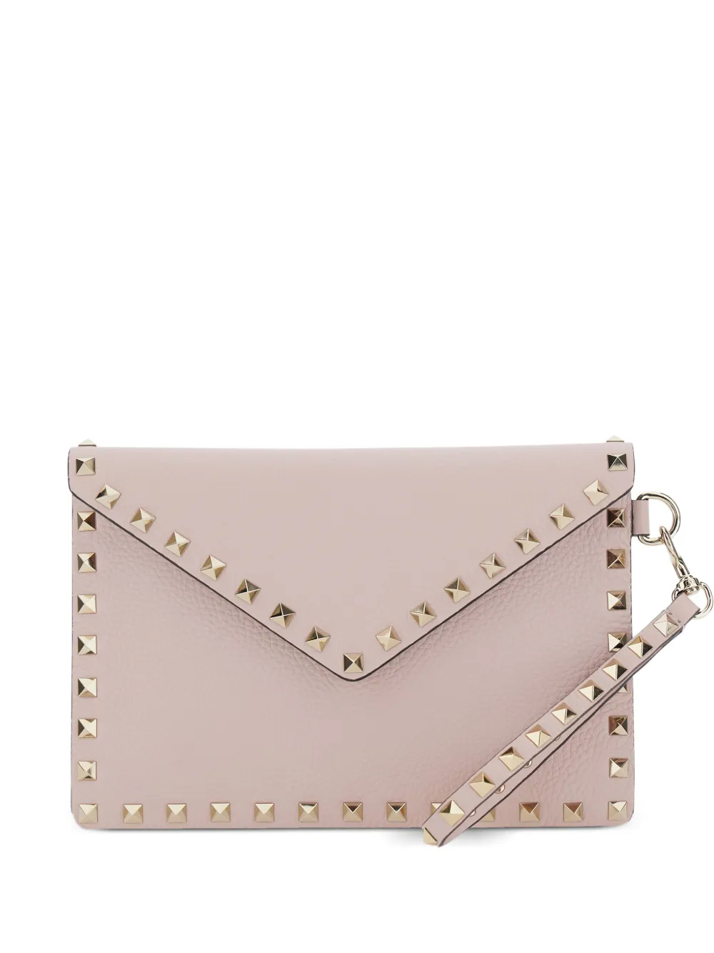 Valentino Garavani Rockstud clutch bag - Rosa