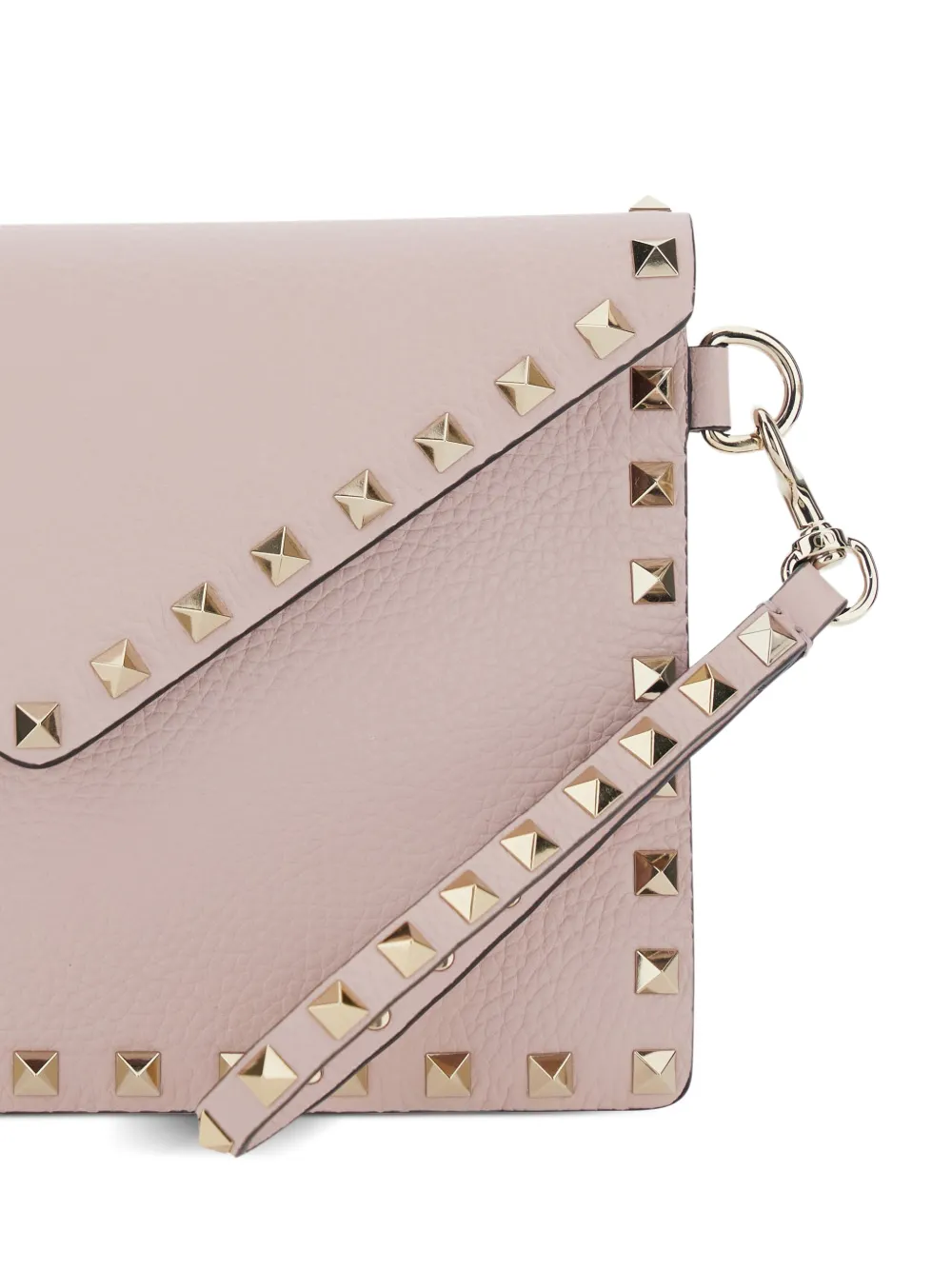 Valentino Garavani Rockstud clutch Roze