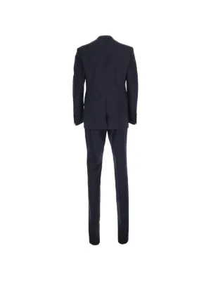 Prada pinstripe-pattern notch-lapel Suit | Blue | FARFETCH