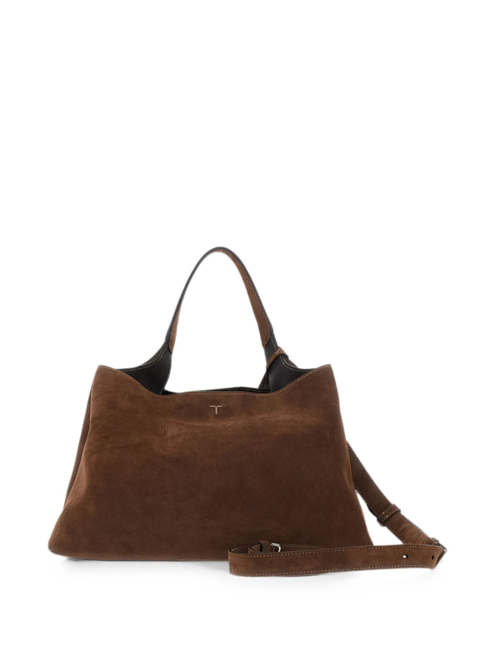 Tod's T Timeless suède handtas Bruin