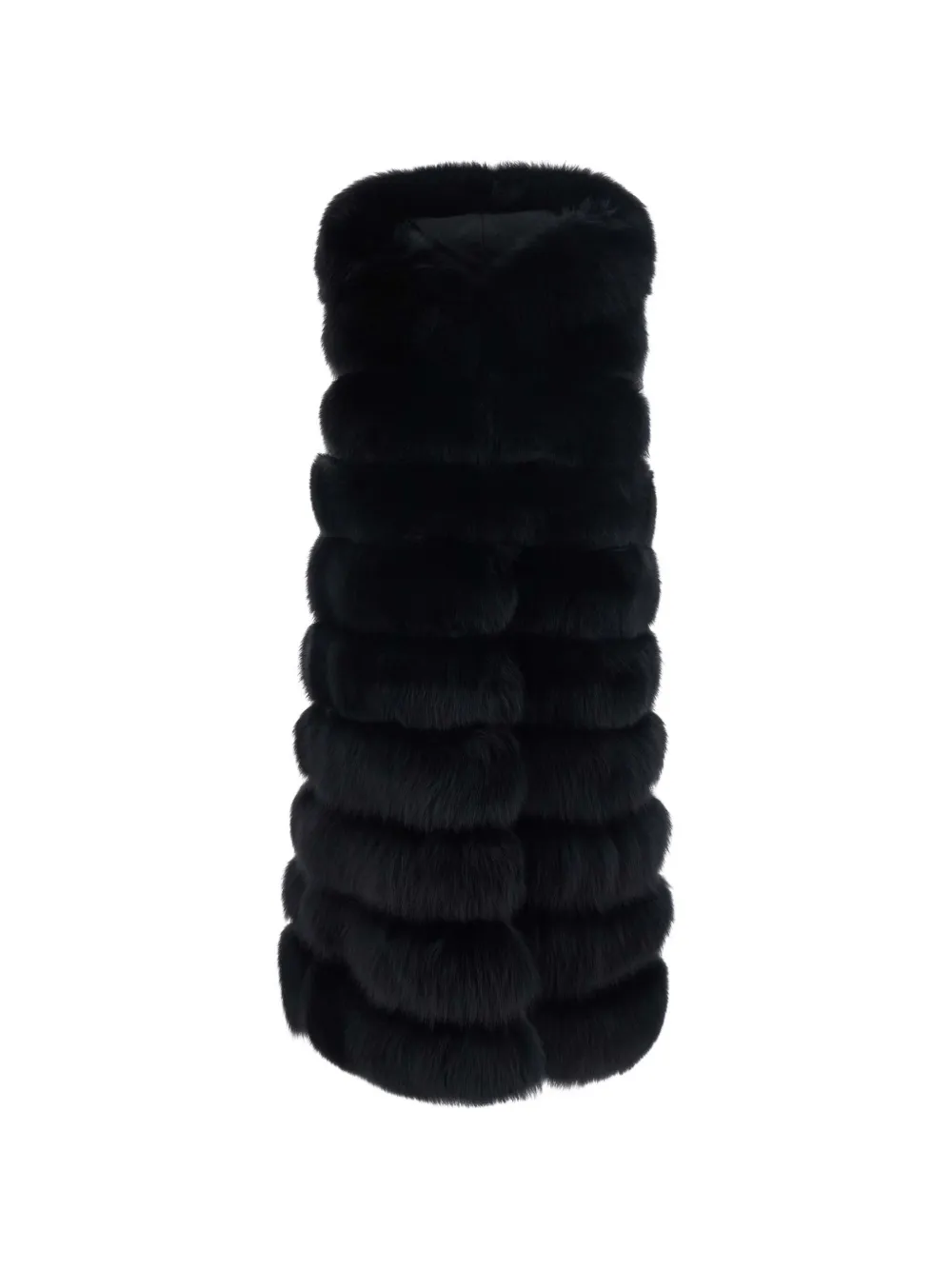 Suprema panelled sleeveless coat