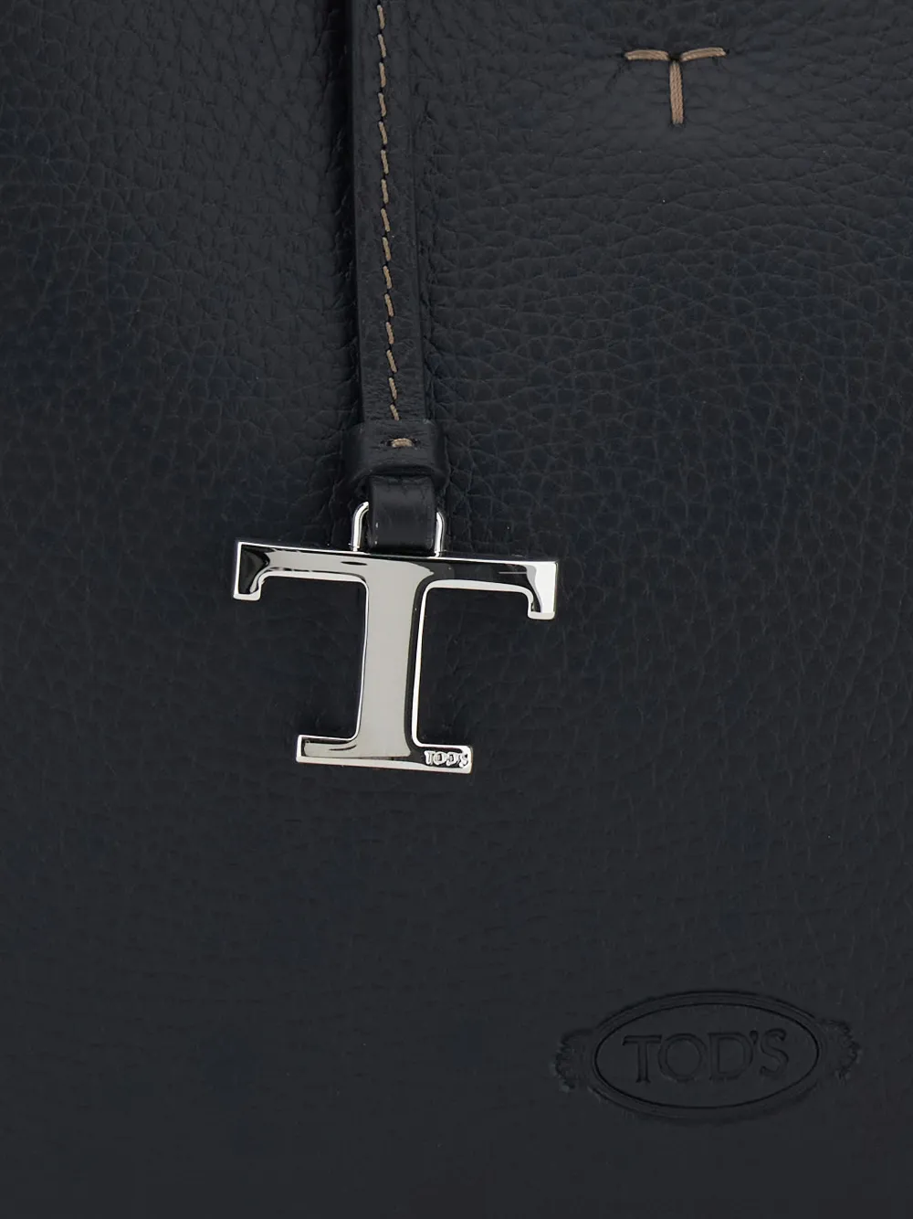 Tod's T Timeless handtas met textuur Blauw