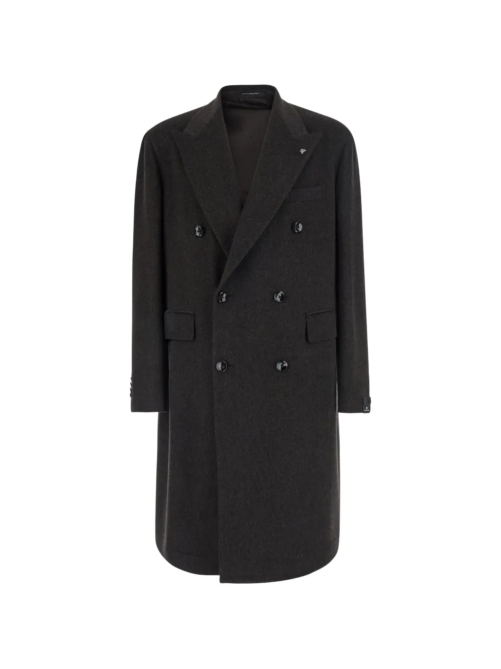 Tagliatore double-breasted peaked-lapels coat - Brown