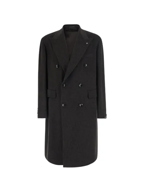 Tagliatore double-breasted peaked-lapels coat