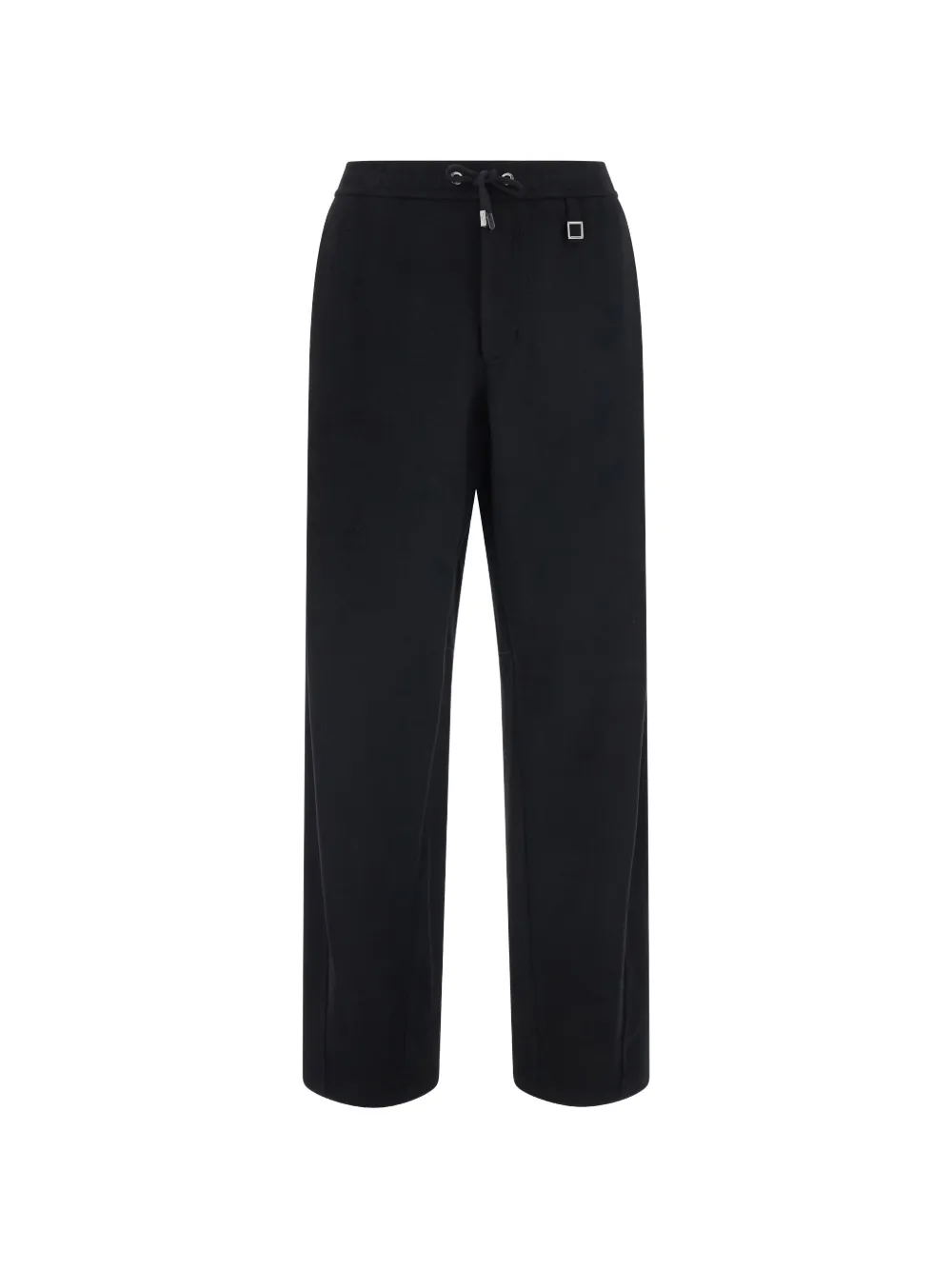 Wooyoungmi fleece-texture panelled trousers - Schwarz